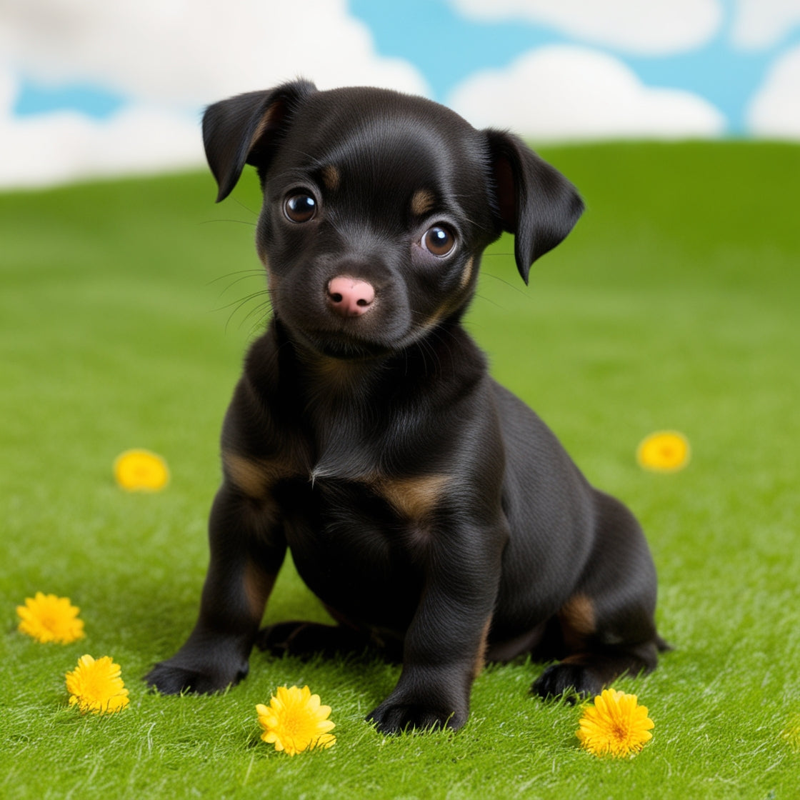 Little Black Puppy by: Megan Parker