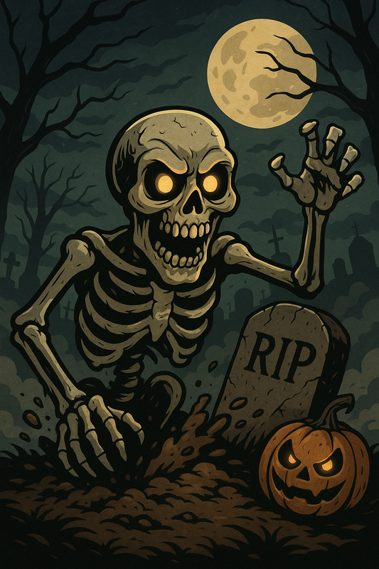 Halloween Skeleton by: Megan Parker