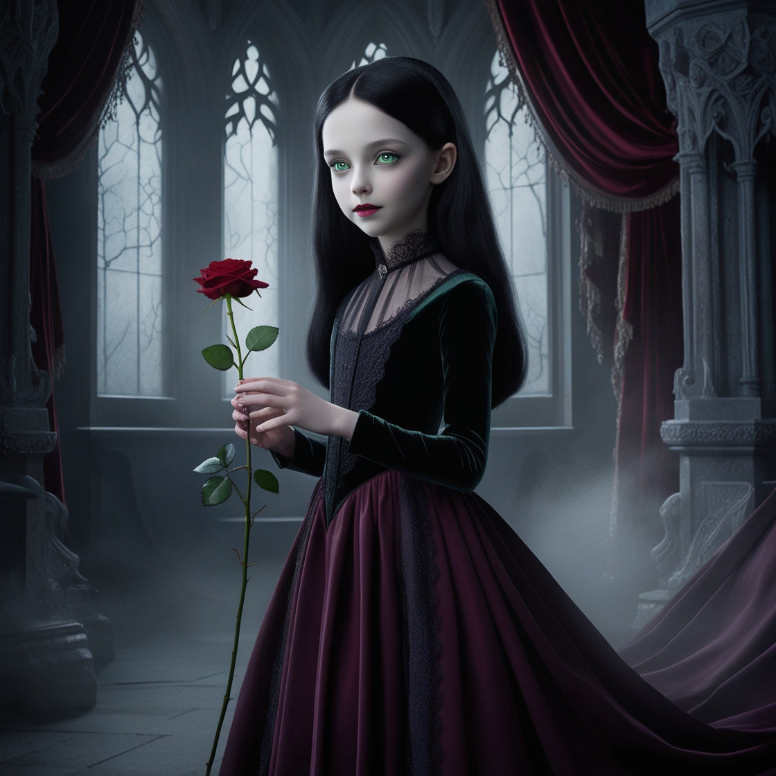 Long Black Hair by: Megan Parker