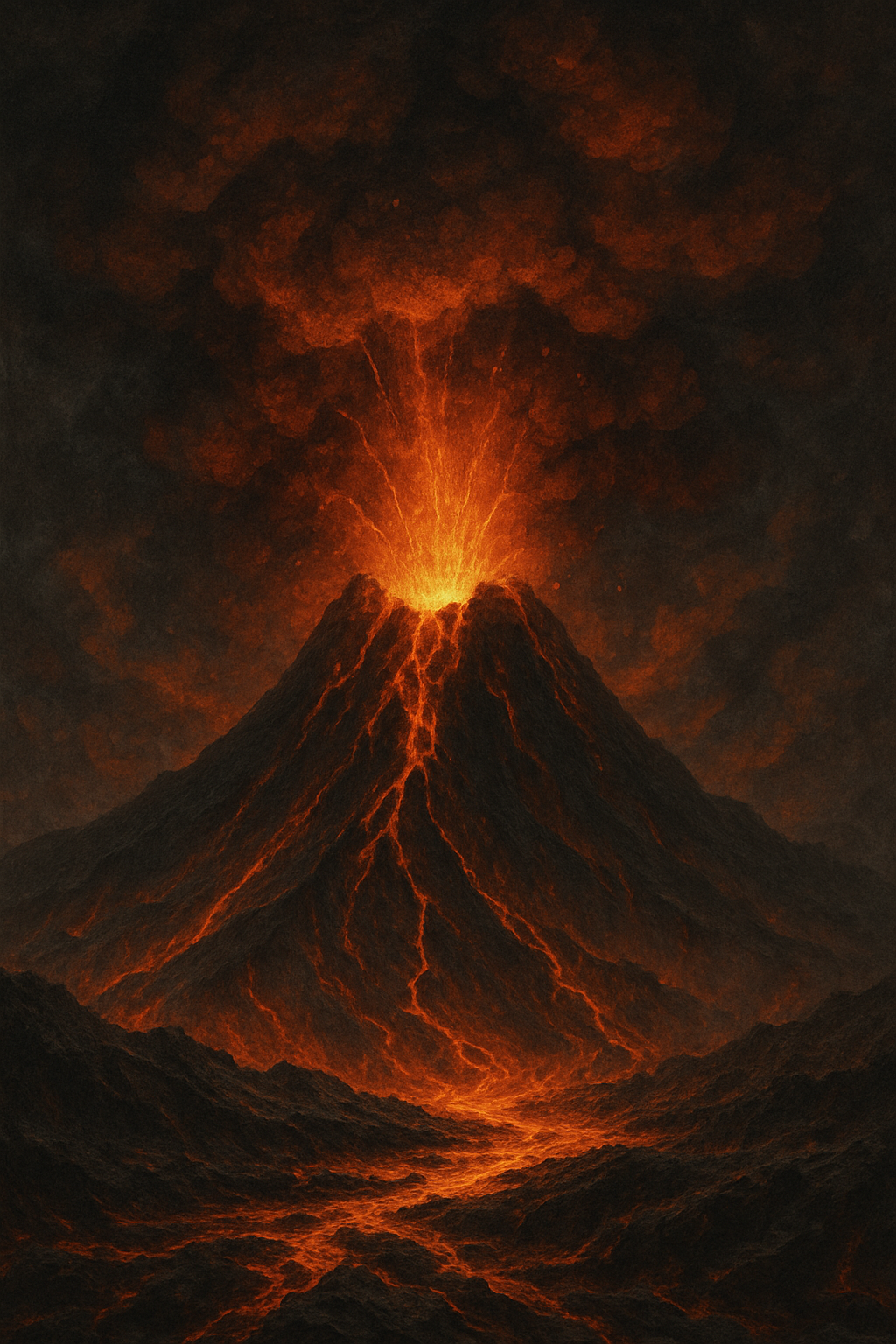 Scary Volcano by: Megan Parker